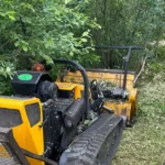 Site clearance using robo mulcher